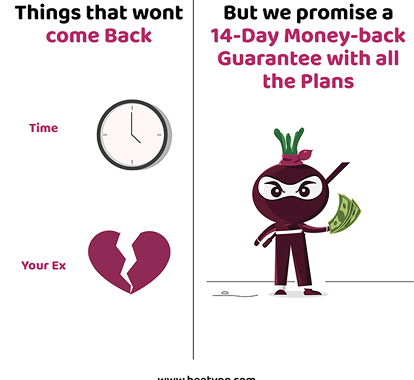 BeetVPN money-back guarantee social post