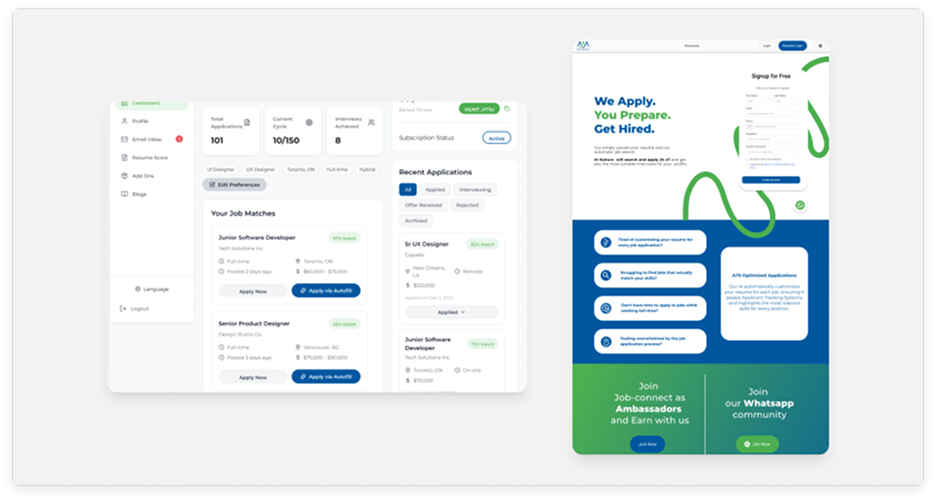 Job Connect platform